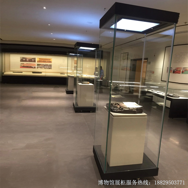 深圳市实创博物馆展柜低反射全景文物独立柜 实创-A007