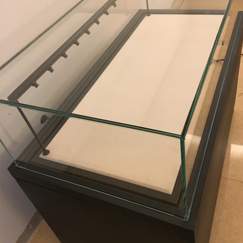博物馆电动掀起恒温恒湿低反射防紫外线文物展示平柜 实创-FF005