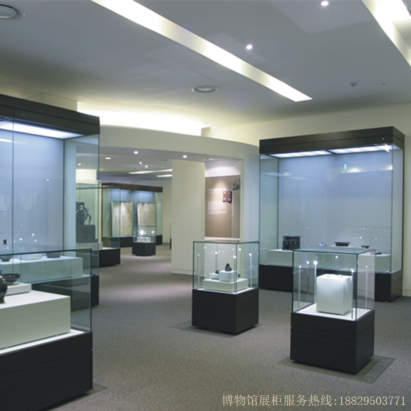 深圳市实创博物馆展柜博物馆恒温恒湿文物沿墙展柜 实创-Y007