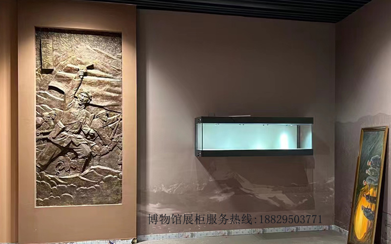 深圳市实创博物馆展柜-博物馆悬挂柜