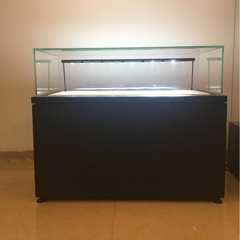 深圳市博物馆展柜博物馆电动掀起恒温恒湿低反射防紫外线文物展示平柜 实创-FF015